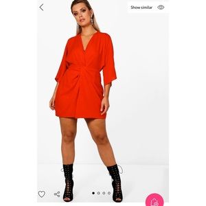 Boohoo plus size dress